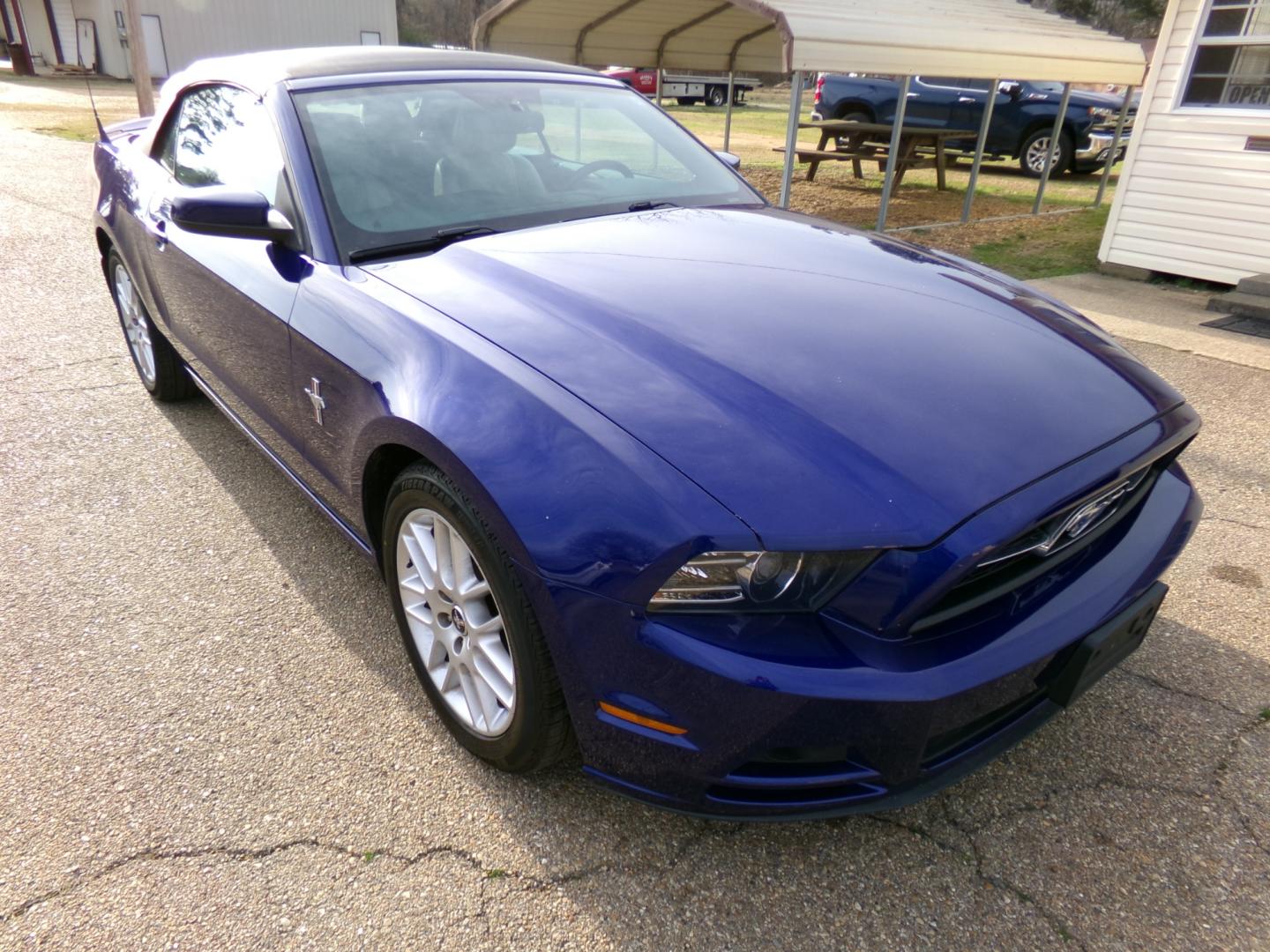 2014 Deep Impact Blue Metallic /Black Ford Mustang (1ZVBP8EM4E5) , located at 401 First NE, Bearden, AR, 71720, (870) 687-3414, 33.726528, -92.611519 - Photo#18